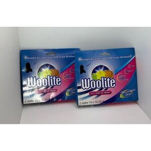 Woolite Dry Cleaner's Secret 2 Cloths Affordable Dry Cleaning at Home Kit-2 SETS